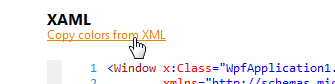 copy XAML example
